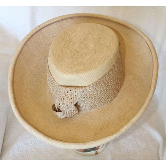 Lily J. by Eric Javits women's sun Hat wrap tie designer Size Small summer - Picture 12 of 12